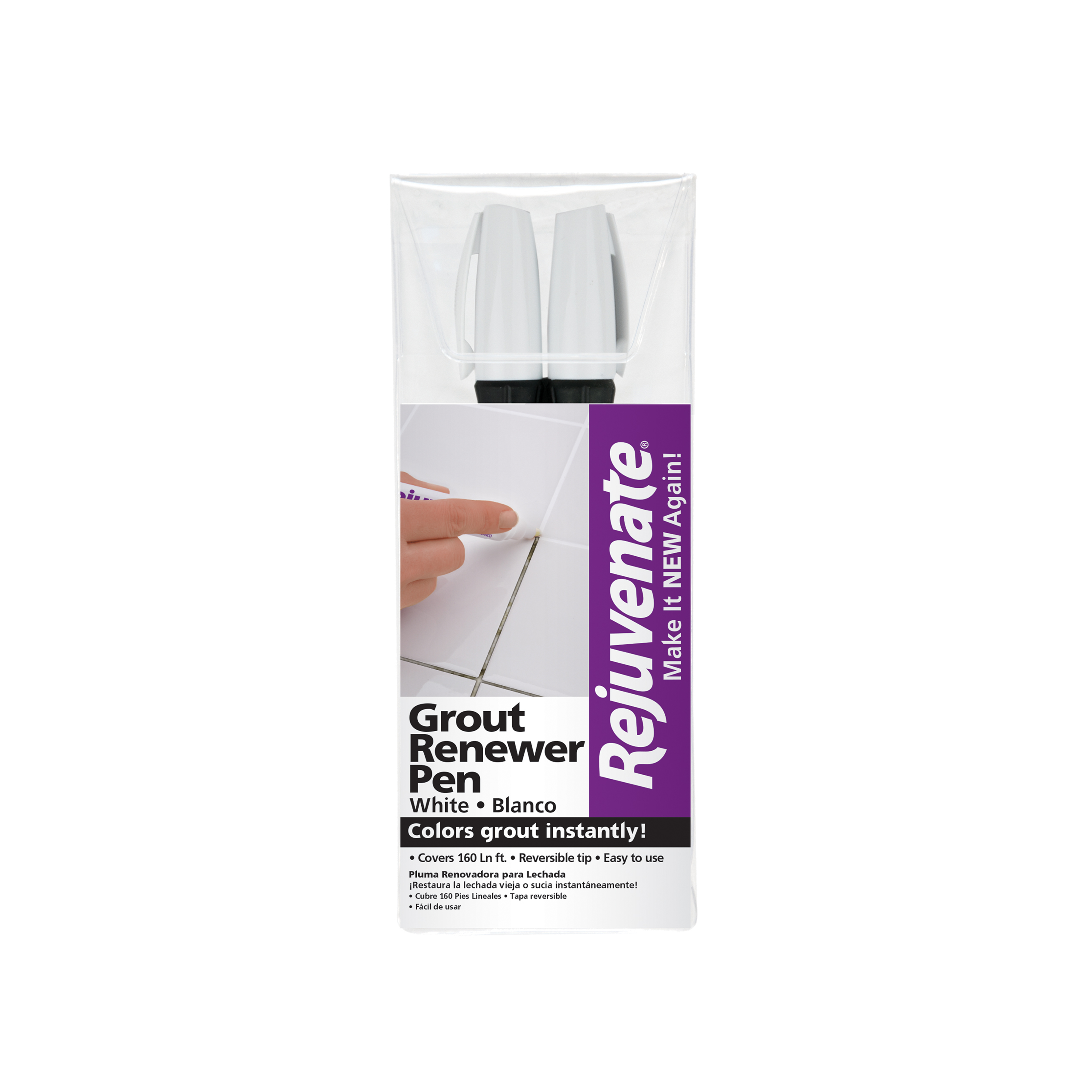 Rejuvenate Grout Renewer Pen - White