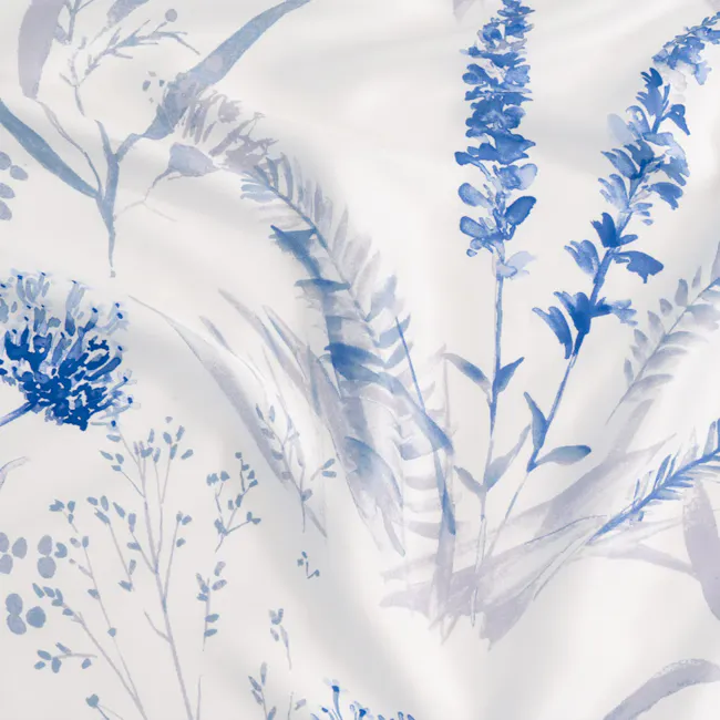 Robinsons Cool Bamboo Printed Bed Sheet Set Hotel Collection - Misty Bloom (4 Sizes) - 4