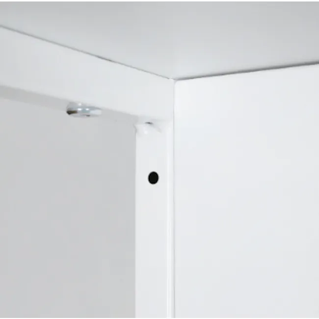 Esen Open Wardrobe with Shelf - White - 9