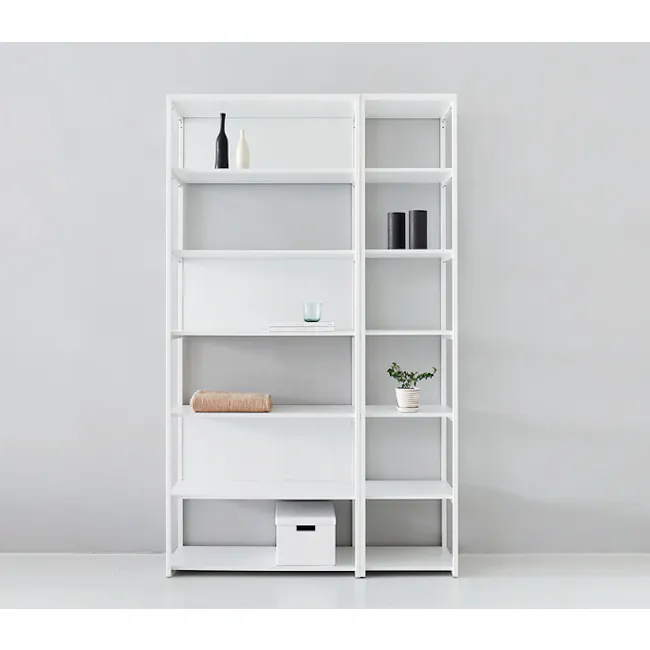 Esen Open Wardrobe with Shelf - White - 8