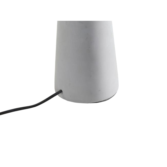 (As-is) Evelyn Table Lamp - White - 4