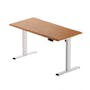 X1 Adjustable Table - White frame, Walnut MDF (2 Sizes) - 0