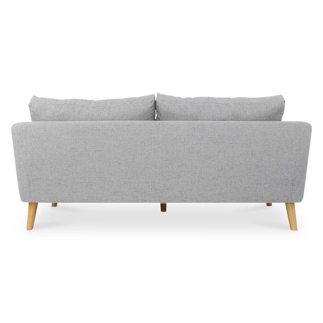 Hana 3 Seater Sofa - Light Grey - 6