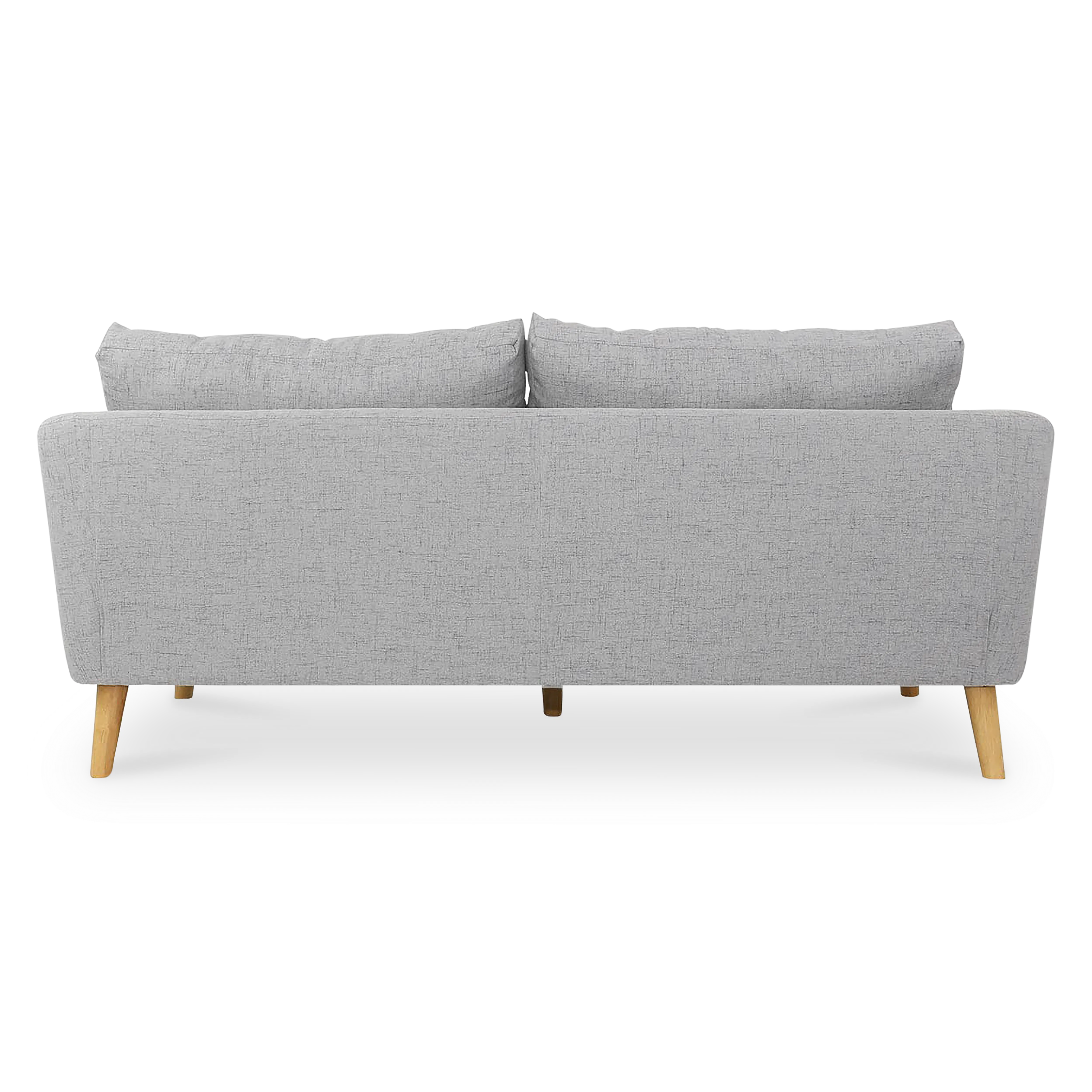 Hana 3 Seater Sofa with Hana 2 Seater Sofa - Light Grey - 14