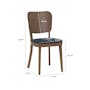 Beverly Dining Chair - Cocoa, Espresso (Faux Leather) - 5