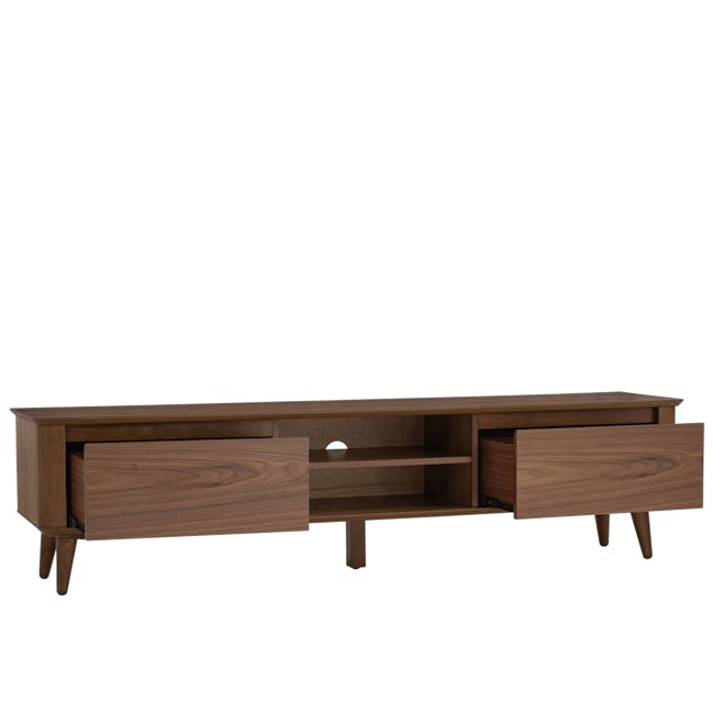 Dimitri TV Console 1.8m - 3 - Wooden TV stand with drawers, minimalist design, modern furniture, sleek lines, built-in