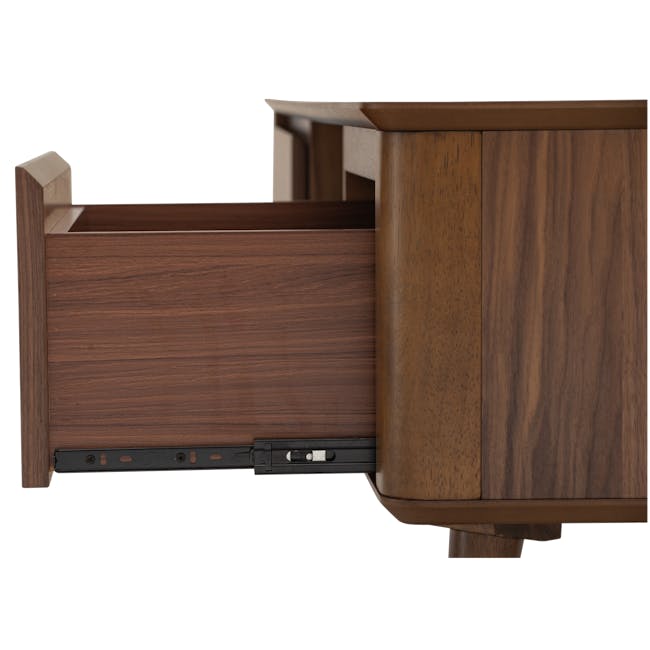 Dimitri TV Console 1.8m - 10 - Wooden drawer with metal pull chain, sleek design, polished finish, natural wood grain