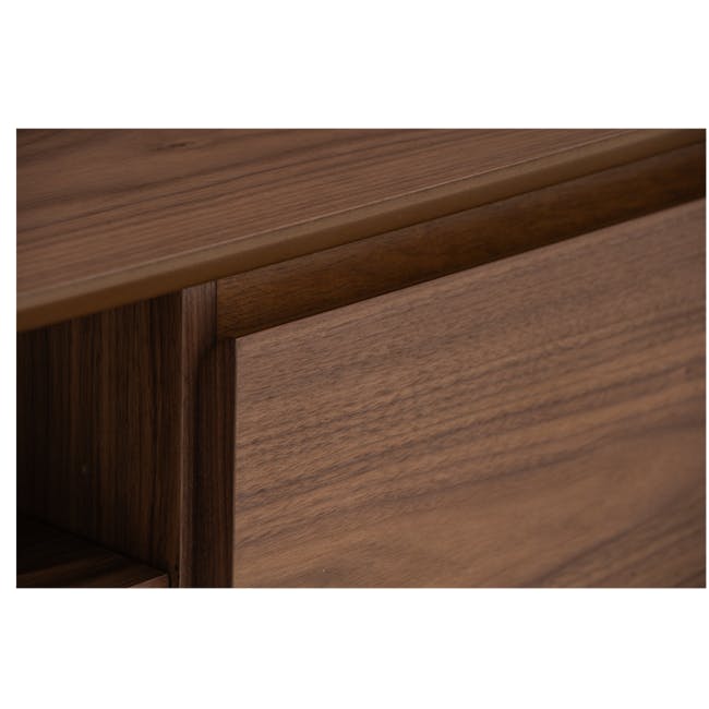 Dimitri TV Console 1.8m - 9 - Wooden surface, natural wood grain, polished finish, sleek design, minimalist style