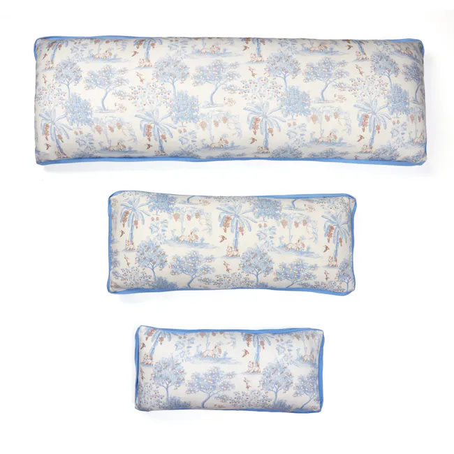 House of Holly Luxe Cloud Pillow - Fruit Toile Blueberry (3 sizes) - 7
