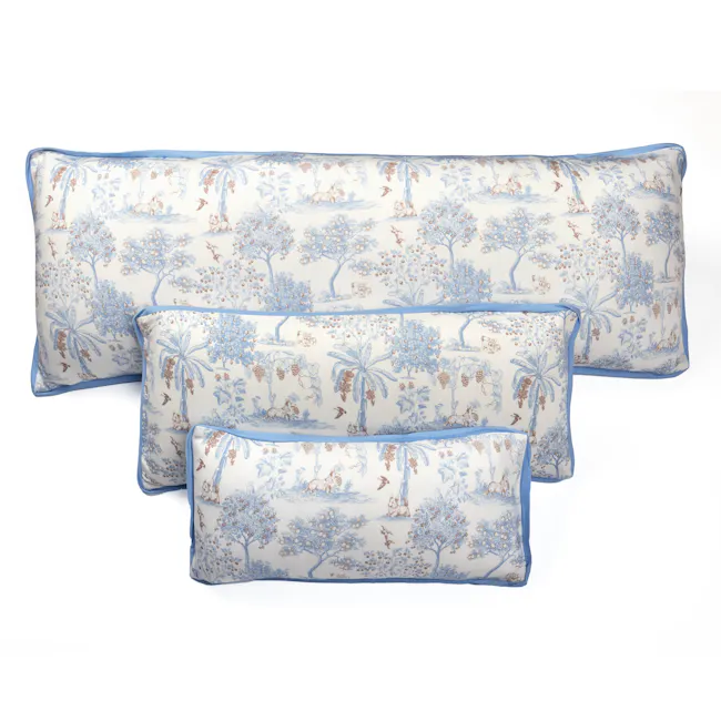 House of Holly Luxe Cloud Pillow - Fruit Toile Blueberry (3 sizes) - 1