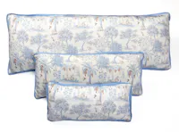 House of Holly Luxe Cloud Pillow - Fruit Toile Blueberry (3 sizes)