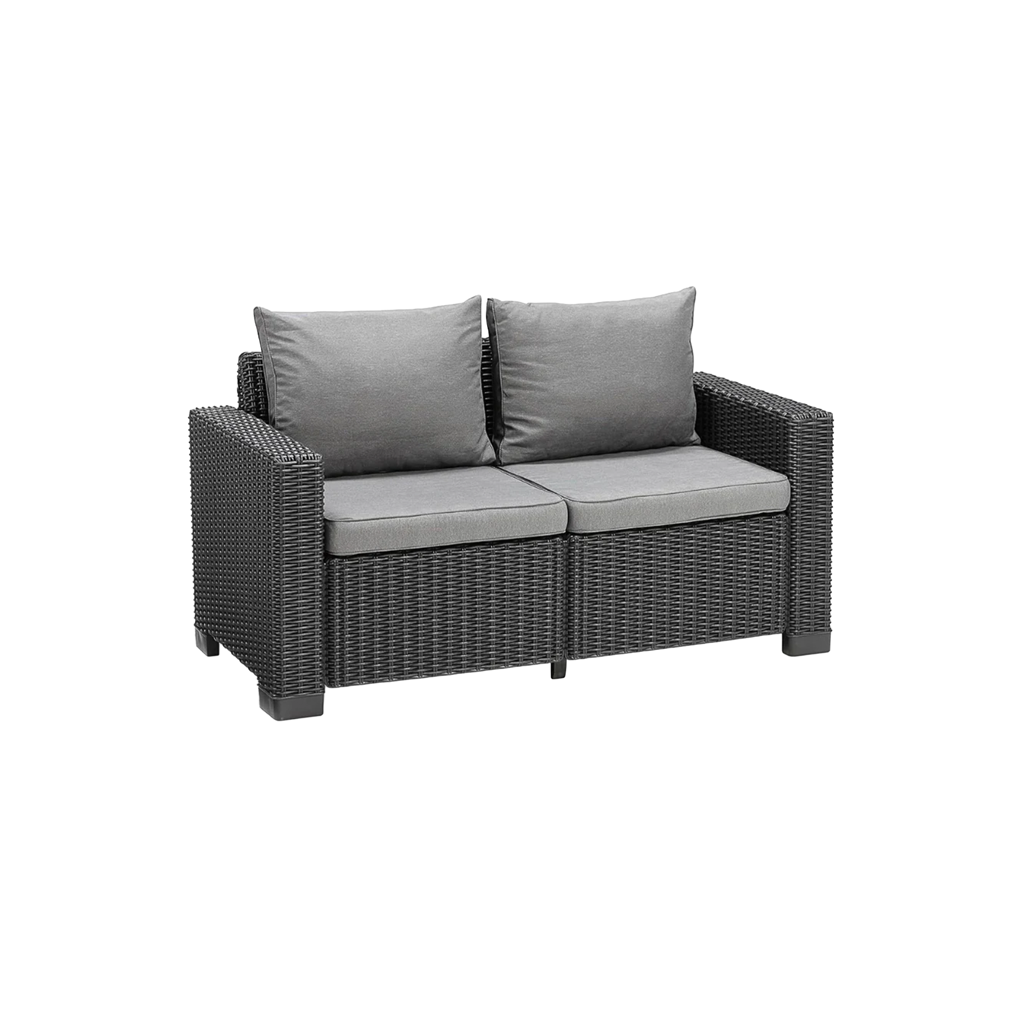 California 2 Seater Outdoor Sofa - Graphite