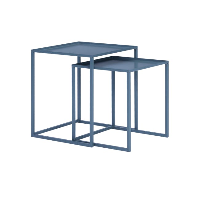 Luso Nesting Table - Matte Grey - 0
