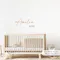 Urban Li'l Personalised Nursery Name Signage - 40cm (8 Colours)