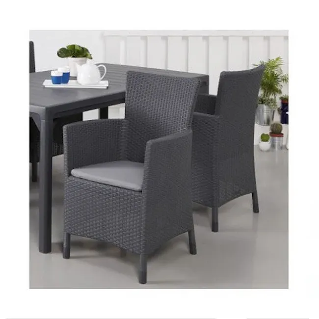 Iowa Outdoor Armchair - Graphite - 3