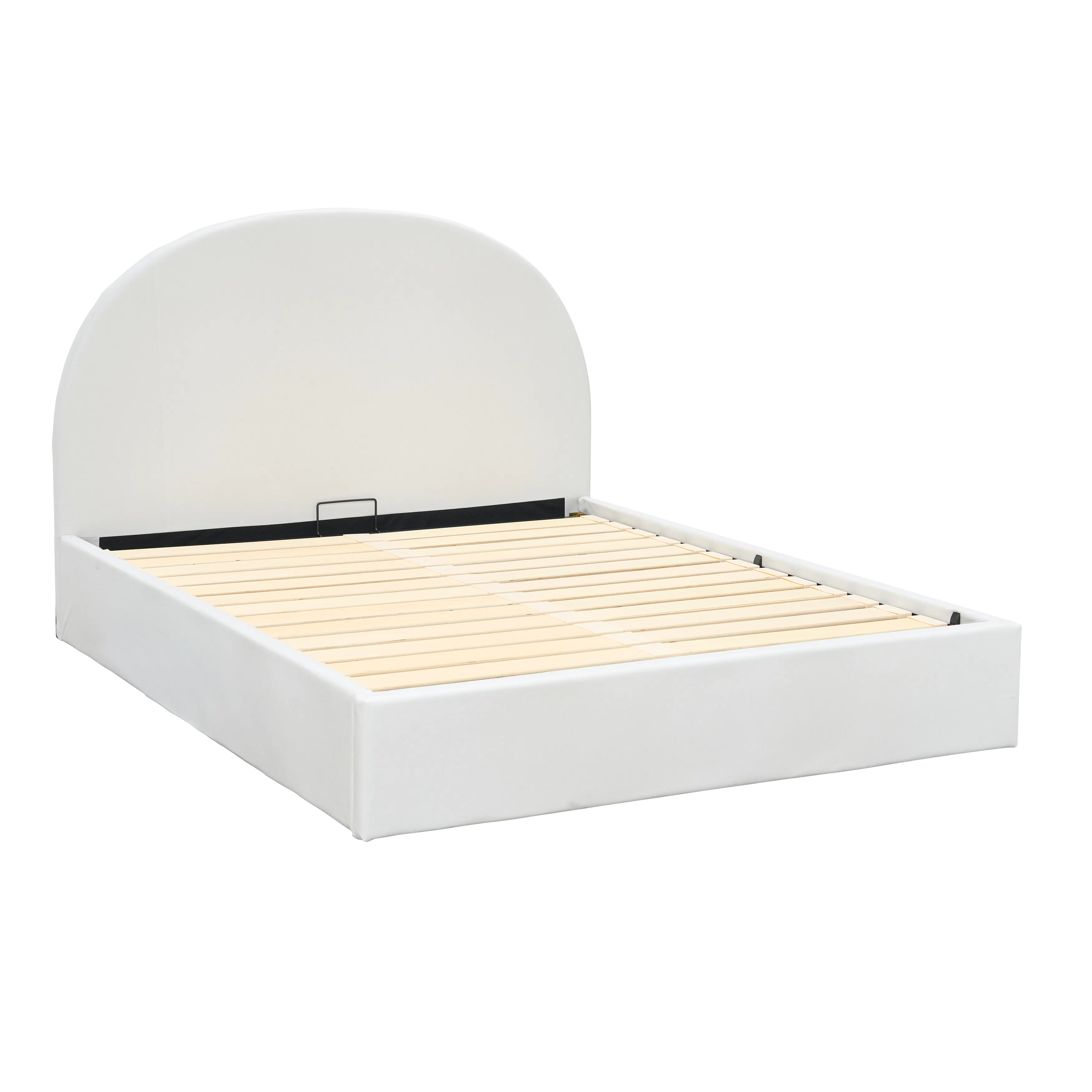 Aspen King Storage Bed - Ivory (Pet Friendly) - 7