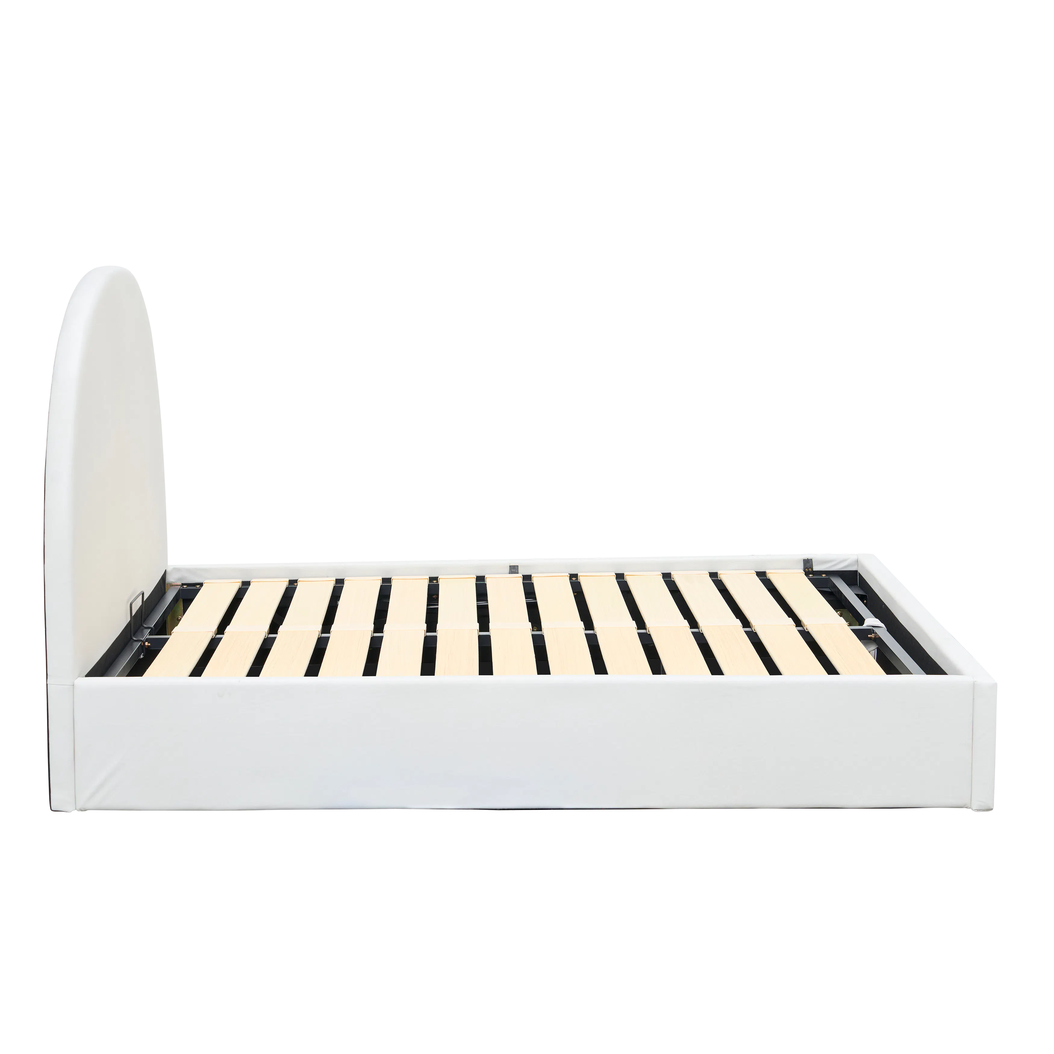 Aspen King Storage Bed - Ivory (Pet Friendly) - 9