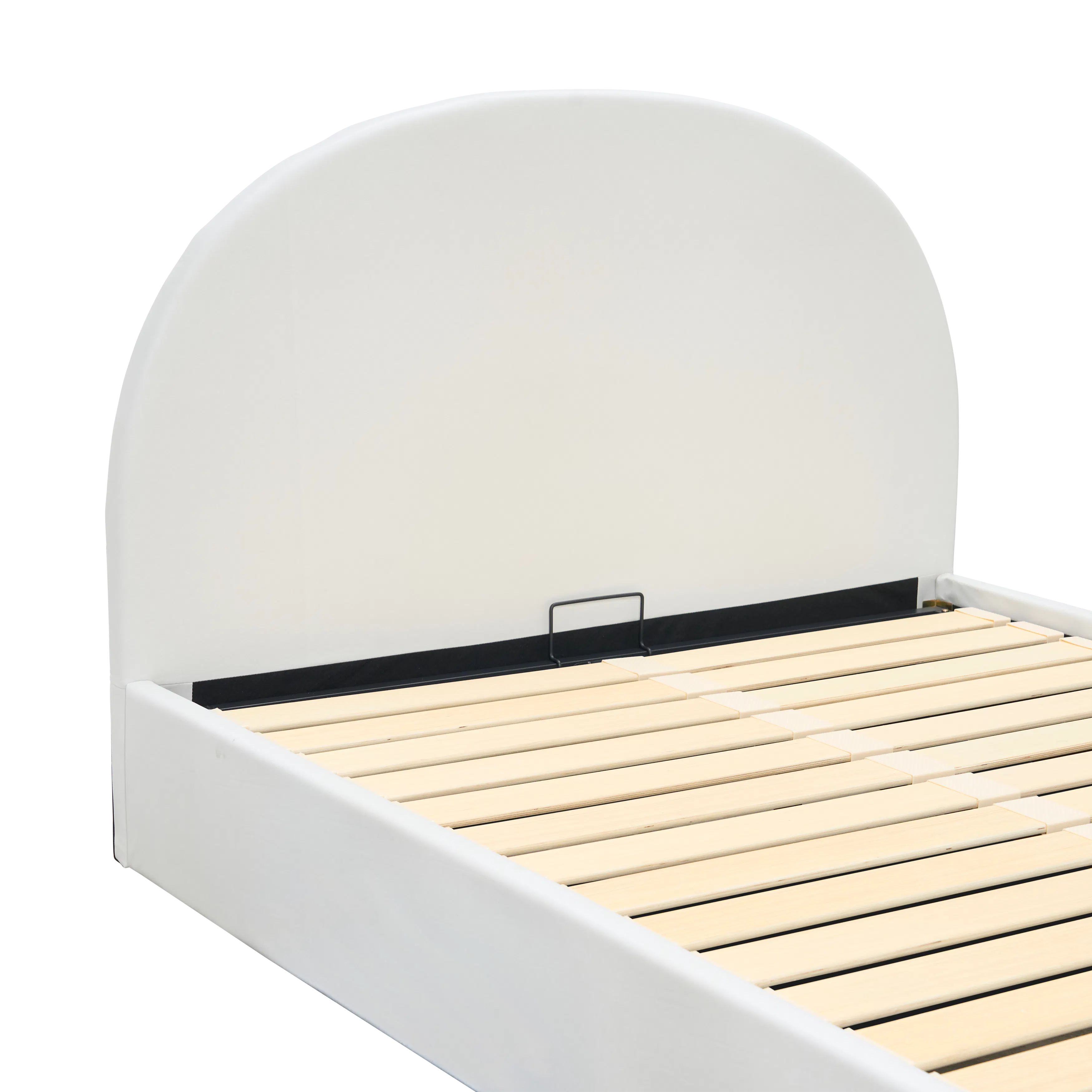 Aspen King Storage Bed - Ivory (Pet Friendly) - 14