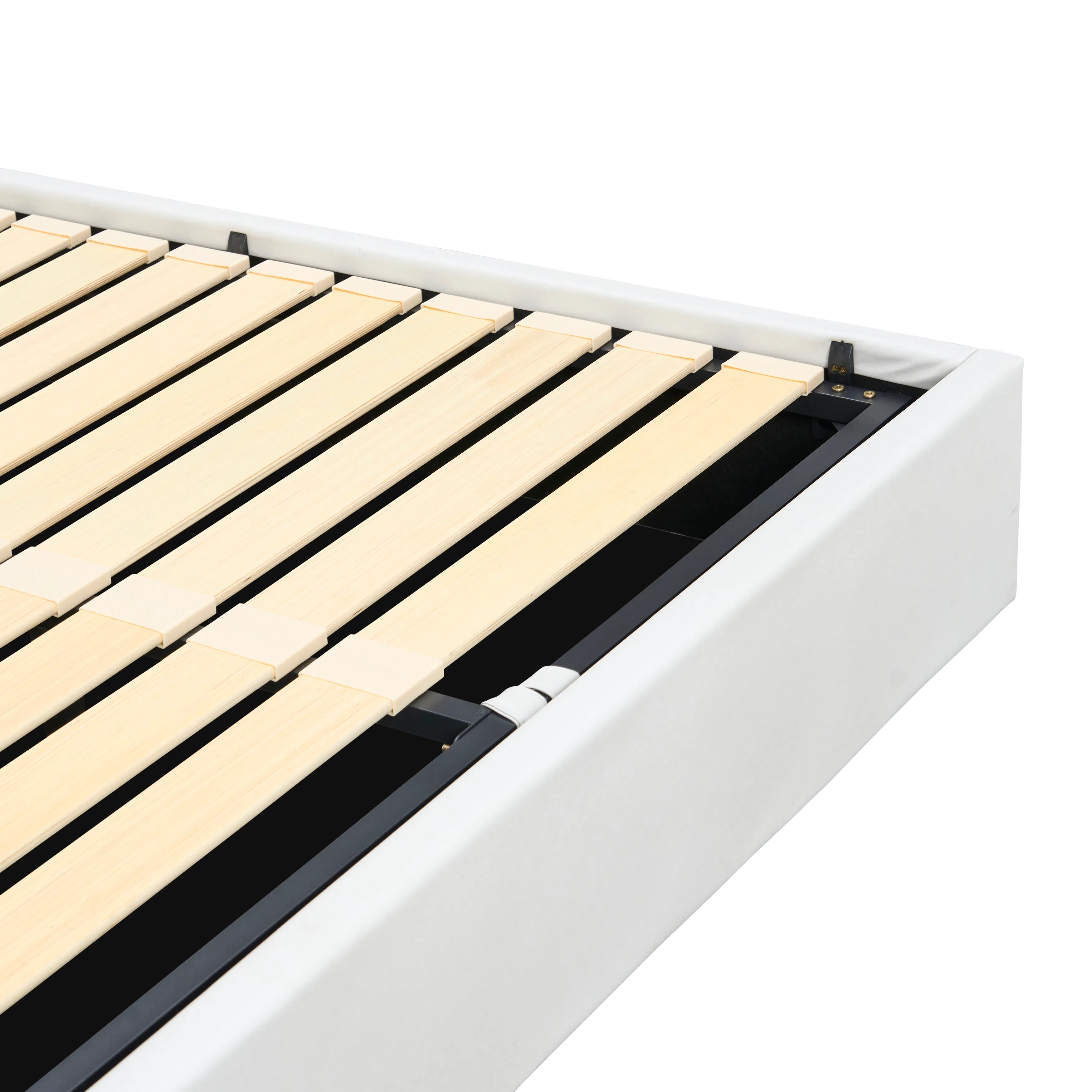 Aspen King Storage Bed - Ivory (Pet Friendly) - 17