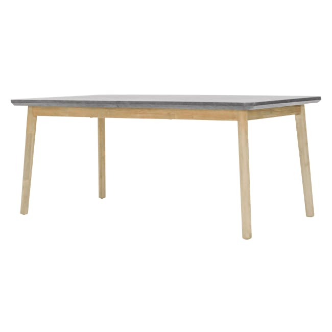 Hendrix Dining Table 2m with Hendrix Bench 1.7m and 2 Hendrix Dining Chairs - 3