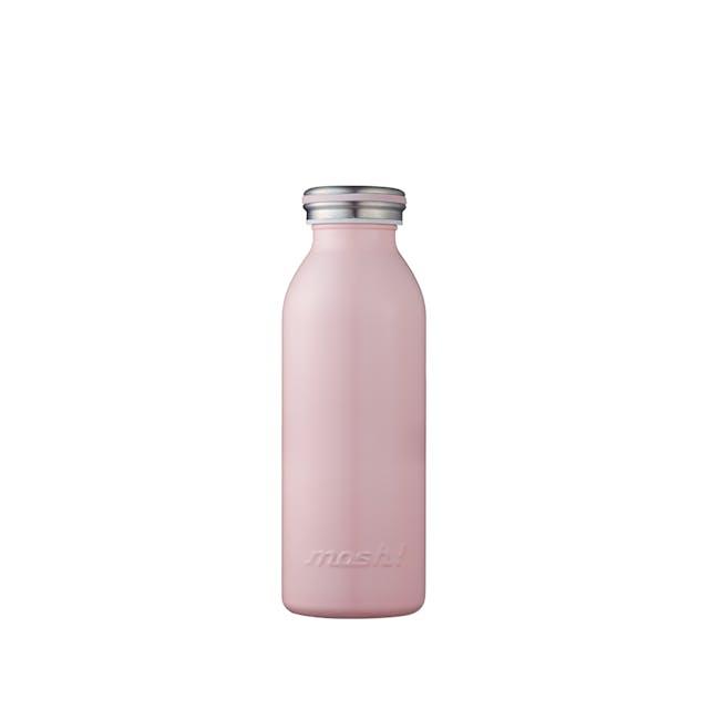 MOSH! Double-walled Stainless Steel Bottle 450ml -  Peach - 0