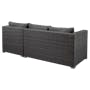 (As-is) Chelsea L-Shaped Outdoor Storage Sofa Set - Grey - Left Facing Chaise Lounge - 17