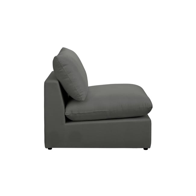 Russell 4 Seater Sectional Sofa - Dark Grey (Eco Clean Fabric) - 15