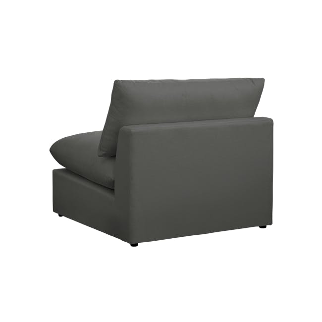 Russell 4 Seater Sofa - Dark Grey (Eco Clean Fabric) - 15