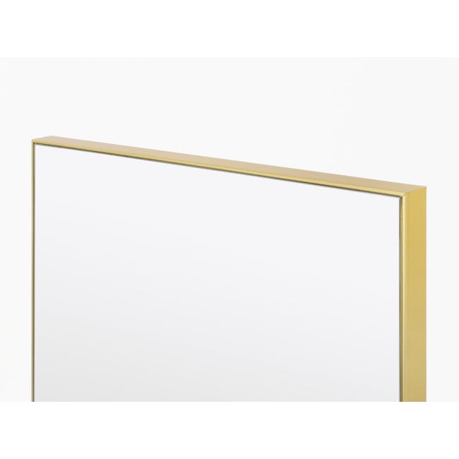 Zoey Standing Mirror 30 x 150 cm - Brass - 2