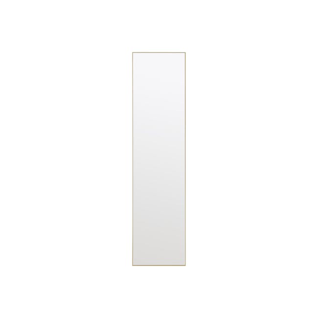 Zoey Standing Mirror 30 x 150 cm - Brass - 1