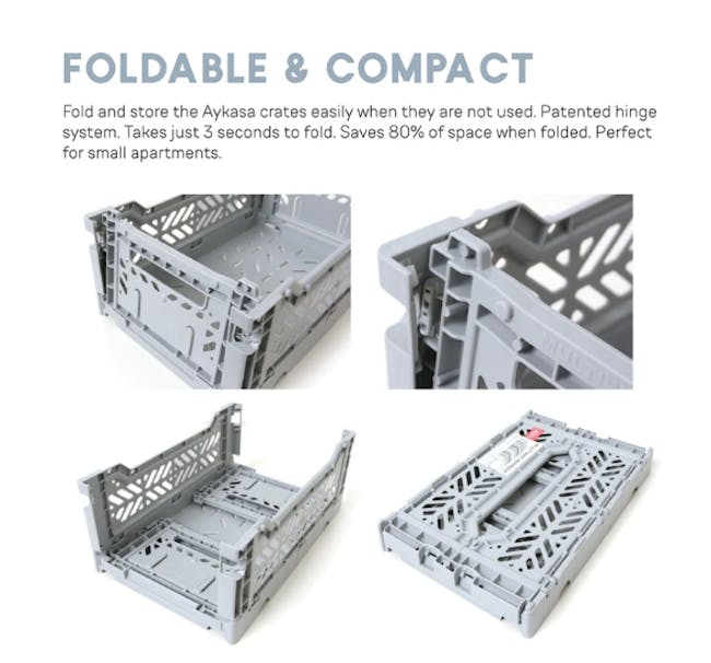 Aykasa Foldable Midibox - Warm Taupe - 4