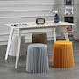 Ames Stackable Storage Stool - White - 3