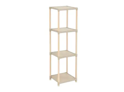 fixWood Mira Multifunction 4 Layer Plastic Shelf