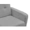 Cali 3 Seater Sofa with Cali Armchair - Siberian Grey - 12