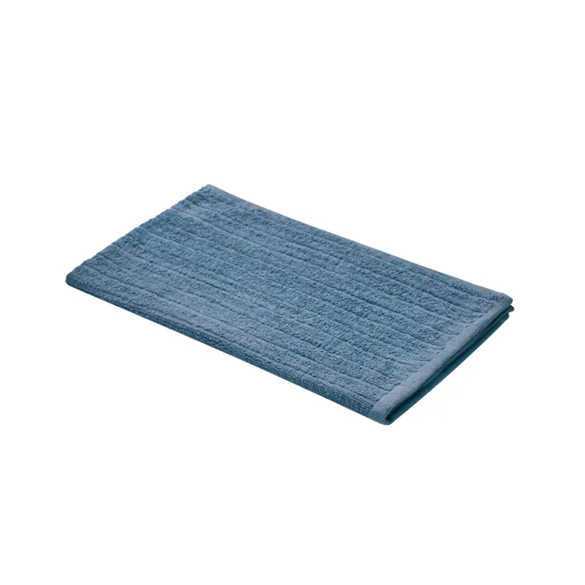 EVERYDAY 100% Cotton Hand Towel 70 x 40 cm - Cobalt - 1 - Soft, textured, blue, rug, bath mat, carpet, towel, bath towel