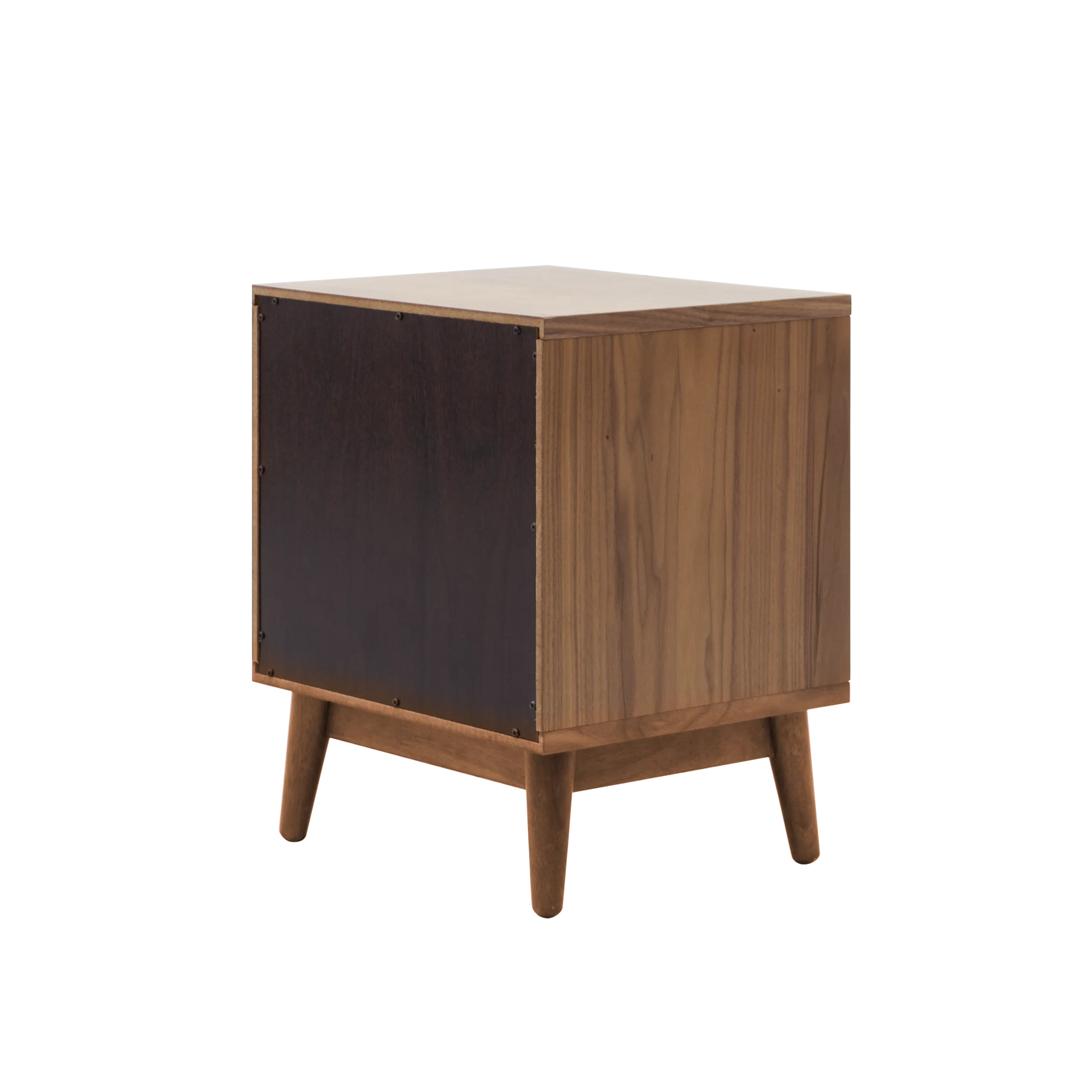 Kyoto Single Drawer Bedside Table Walnut Bedside Table By
