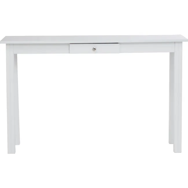 (As-is) Nancy Console Table 1.2m - White - 4 - 8
