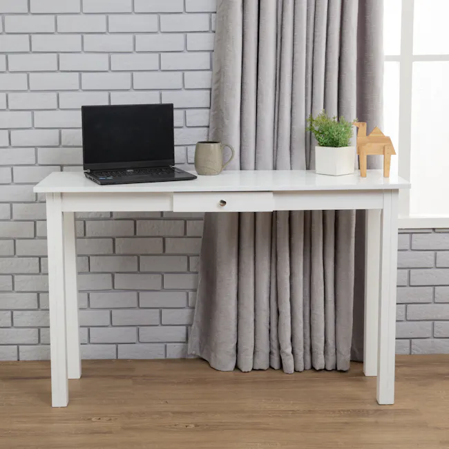 (As-is) Nancy Console Table 1.2m - White - 5 - 8