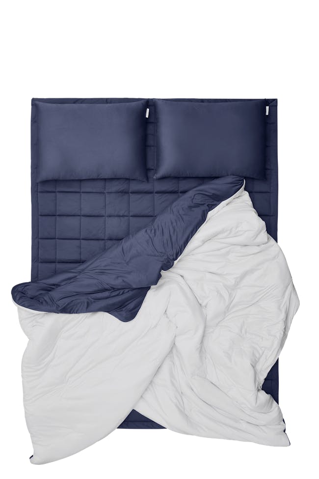 Bodyluv PO-ONG Blanket - Midnight Blue & Ice Gray (2 Sizes) - 6