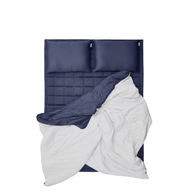 Bodyluv PO-ONG Blanket - Midnight Blue & Ice Gray (2 Sizes) - 6