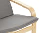 Mizuki Lounge Chair - Light Grey - 6