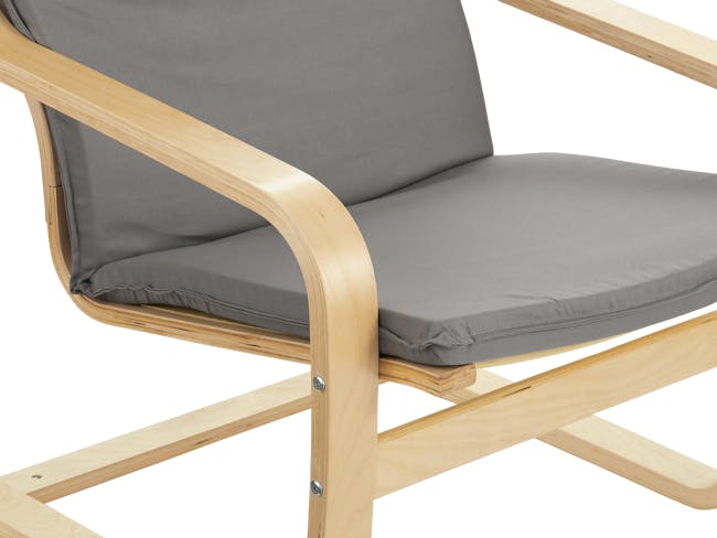 Mizuki Lounge Chair - Light Grey - 5