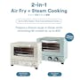 TOYOMI 12L Rapid Air Fryer + Steam Oven AFO 1266ST - Sand Beige - 1
