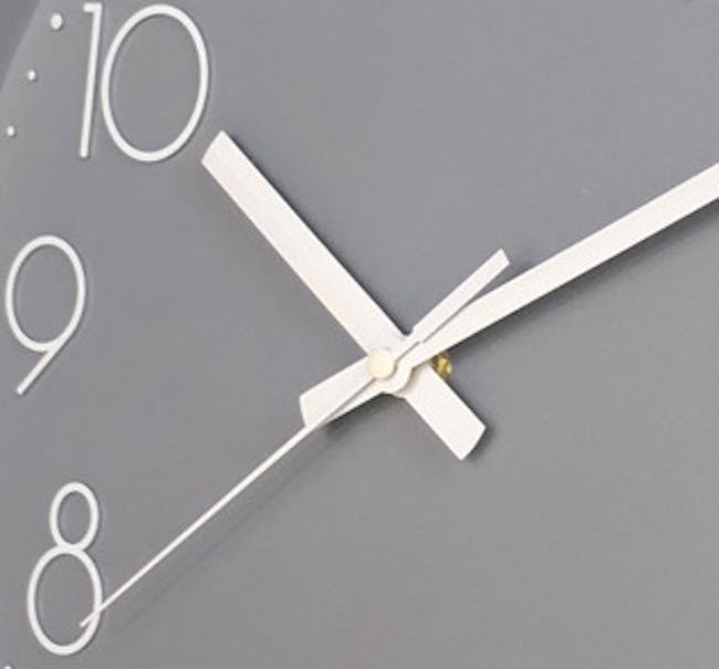 Numbera Wall Clock - Grey - 4