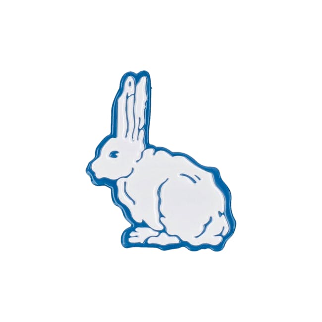 White Rabbit Brooch - Rabbit - 0