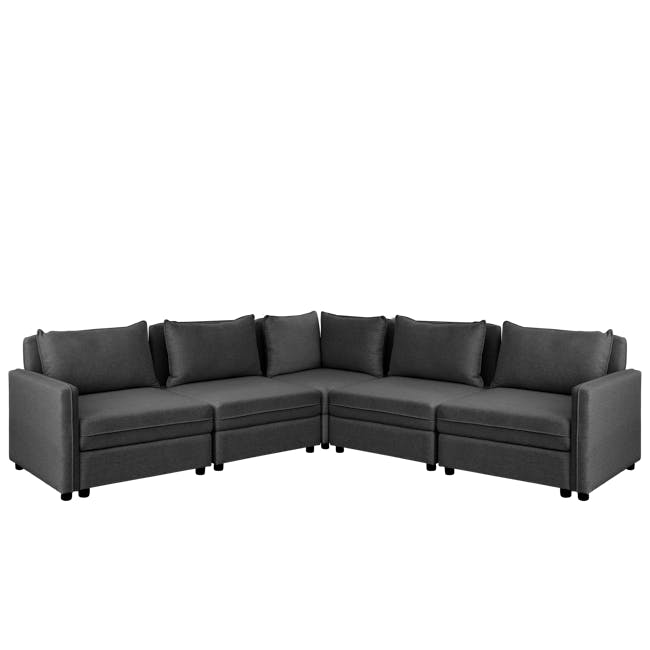 Cameron 4 Seater Sectional Storage Sofa - Orion - 11