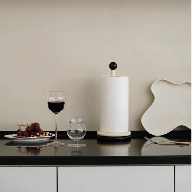 Tayla Kitchen Towel Holder - Black - 8