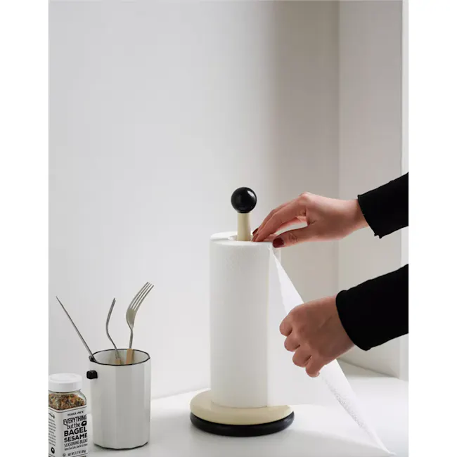Tayla Kitchen Towel Holder - Black - 3