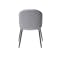 Octavia Round Dining Table 1.35m in Black Diamond (Sintered Stone) with 4 Lennon Dining Chairs in Dark Grey and Elephant - 11