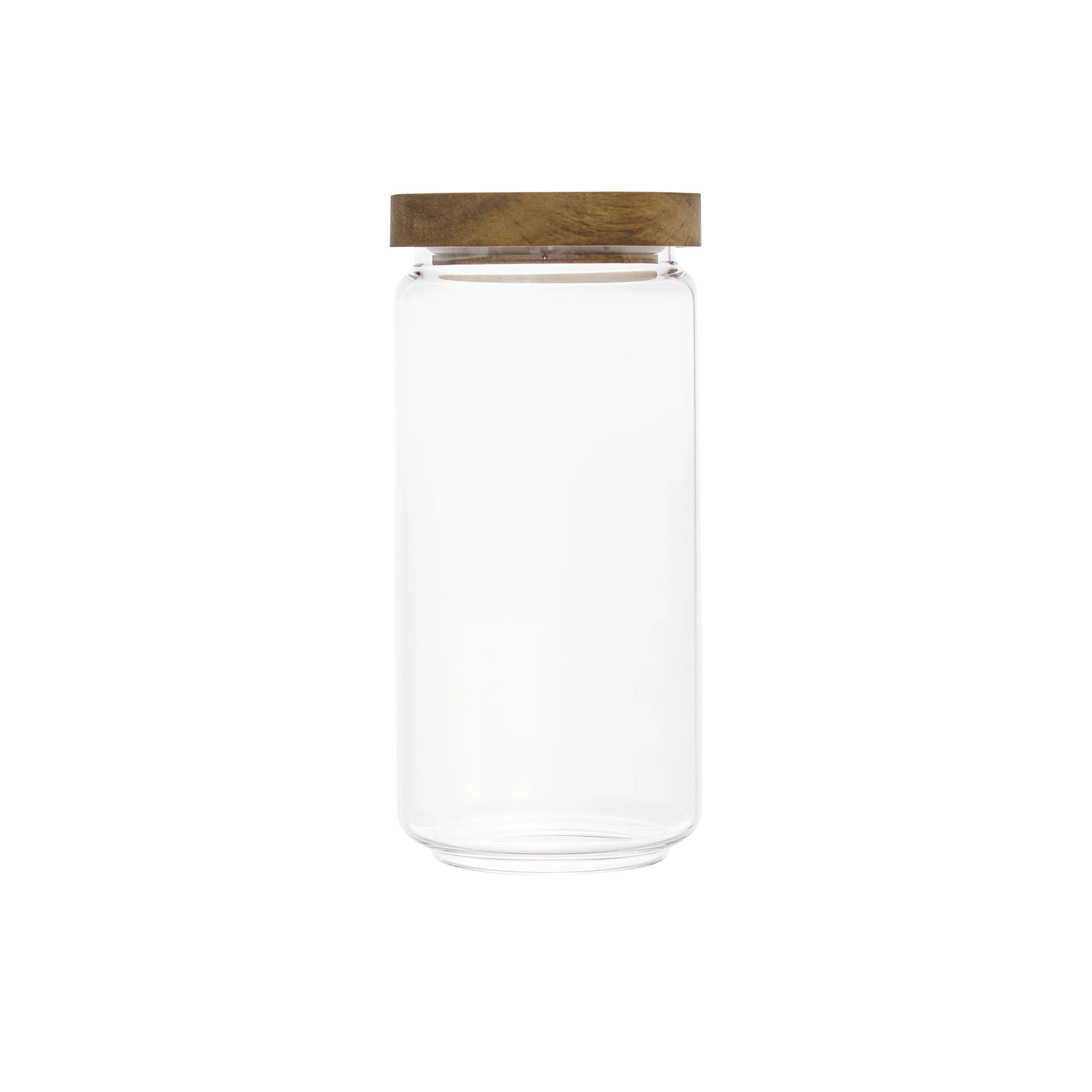 EVERYDAY Glass Jar with Wooden Lid (Set of 3) - 7